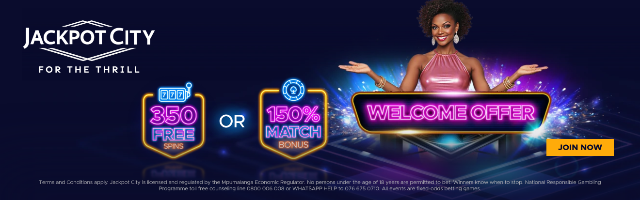 Jackpot City Welcome Bonus